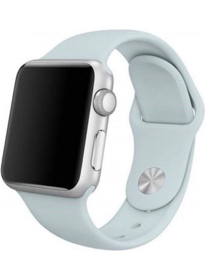 Solid Replacement Band For Apple Watch Turquoise - Image 1