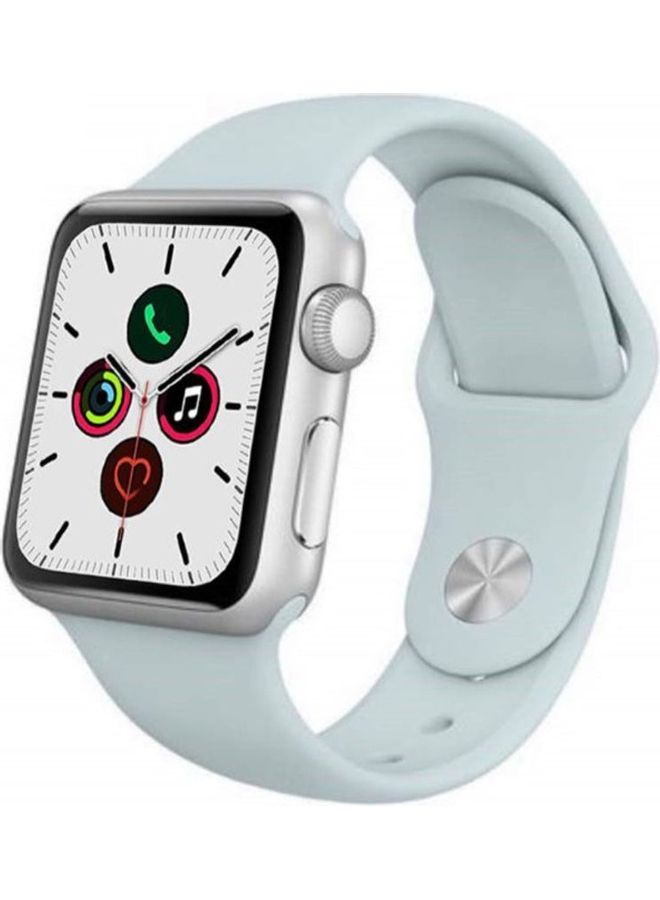 Solid Replacement Band For Apple Watch Turquoise - Image 2