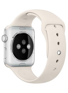 Solid Replacement Band For Apple Watch Antique White