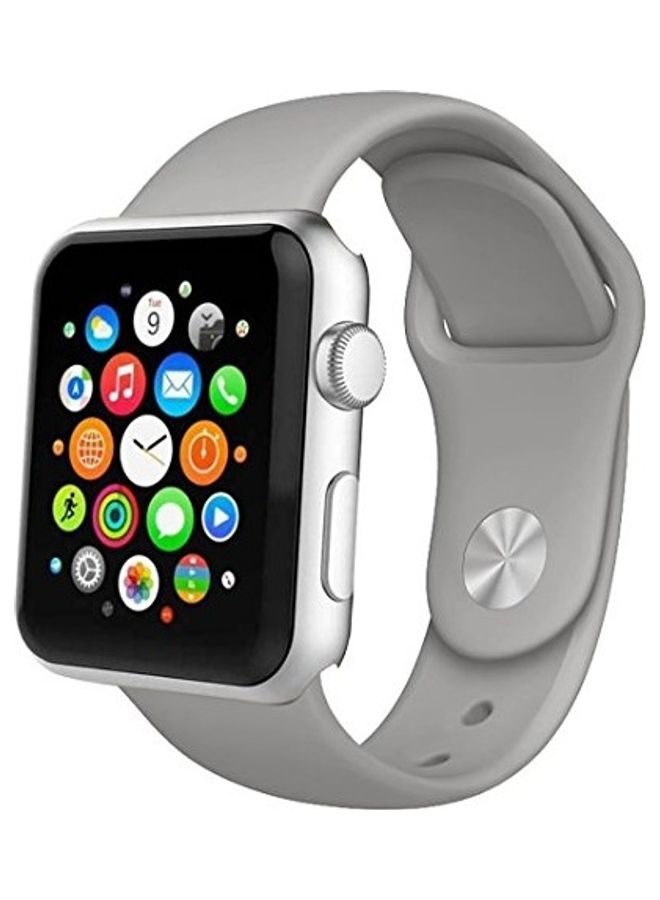 Solid Replacement Band For Apple Watch Concrete - Image 2