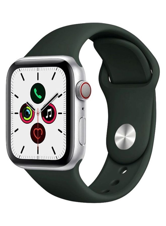 Solid Replacement Band For Apple Watch Dark Green - Image 1