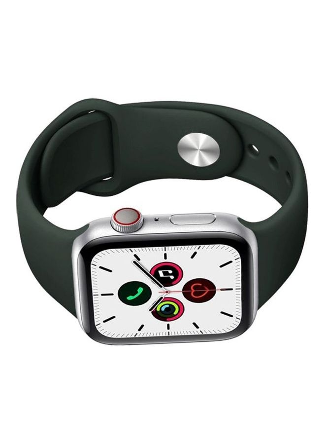 Solid Replacement Band For Apple Watch Dark Green - Image 2