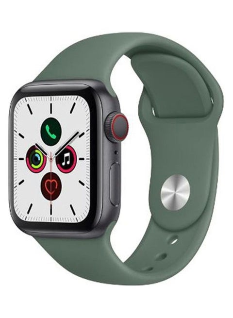 Solid Replacement Band For Apple Watch Pine Green
