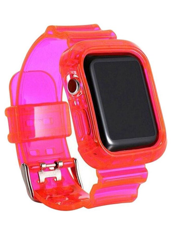 Generic - Waterproof Replacement Bands for Apple Watch Pink - Image 1
