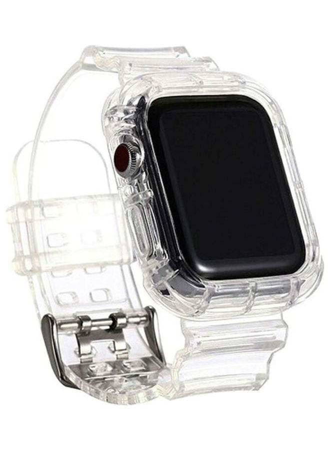 Generic - Waterproof Replacement Bands For Apple Watch Transparent - Image 1