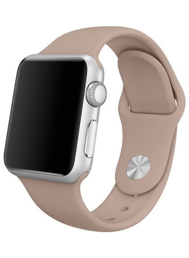 Solid Replacement Band For Apple Watch Walnut - Image 1