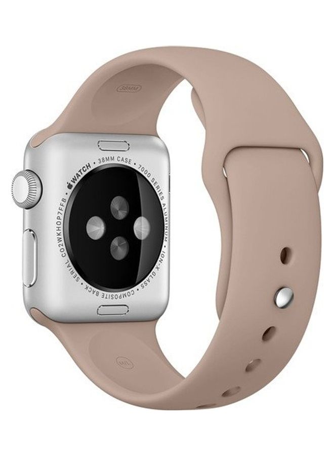 Solid Replacement Band For Apple Watch Walnut - Image 2