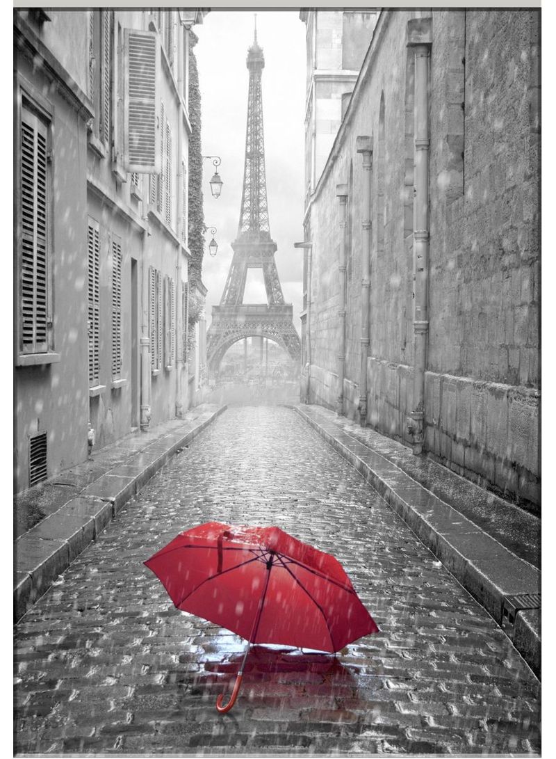 Places Design Framed Vinyl Tableau Multicolour 60x80cm