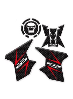 Generic Motorcycle Carbon Fiber Gas Oil Tank Pad Protector  - Image 3