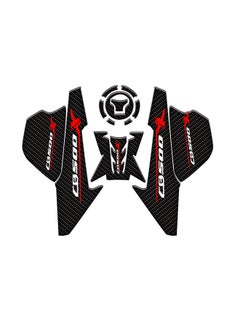 Generic Motorcycle Carbon Fiber Gas Oil Tank Pad Protector  - Image 1