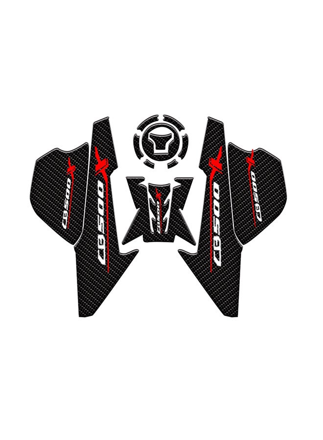 Generic - Motorcycle Carbon Fiber Gas Oil Tank Pad Protector - Image 1