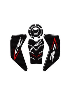 Generic Motorcycle Carbon Fiber Gas Oil Tank Pad Protector  - Image 1