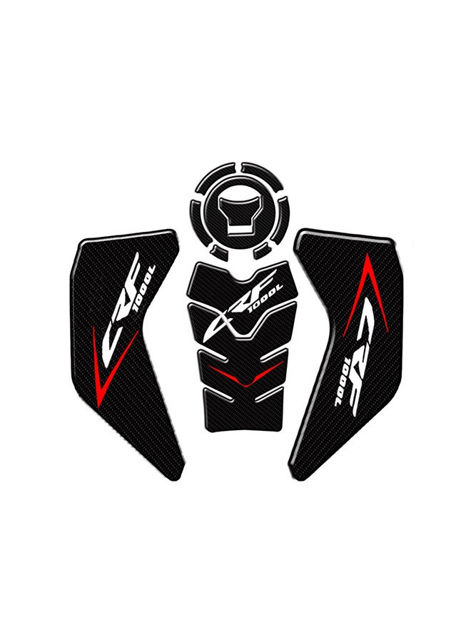 Generic Motorcycle Carbon Fiber Gas Oil Tank Pad Protector - Image 1