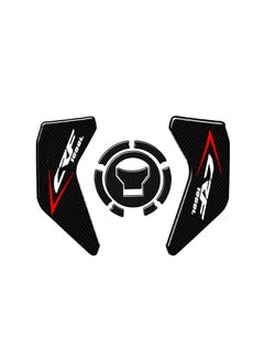 Generic Motorcycle Carbon Fiber Gas Oil Tank Pad Protector  - Image 2