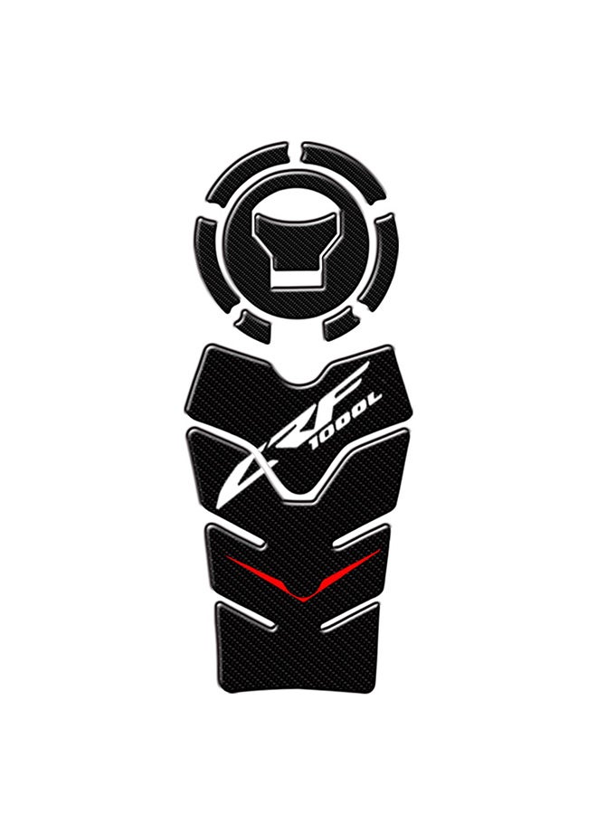 Generic Motorcycle Carbon Fiber Gas Oil Tank Pad Protector - Image 3