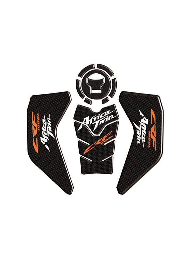 Generic Motorcycle Carbon Fiber Gas Oil Tank Pad Protector  - Image 1