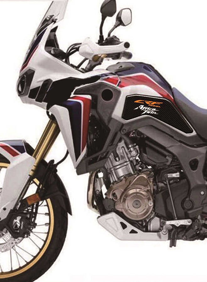 Generic Motorcycle Carbon Fiber Gas Oil Tank Pad Protector  - Image 5