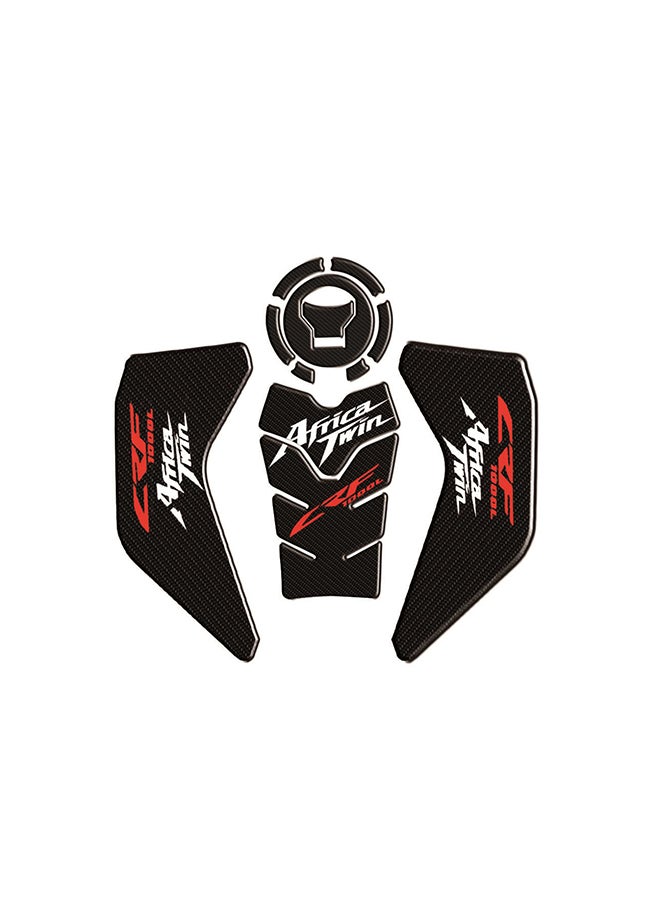 Generic - Motorcycle Carbon Fiber Gas Oil Tank Pad Protector - Image 1