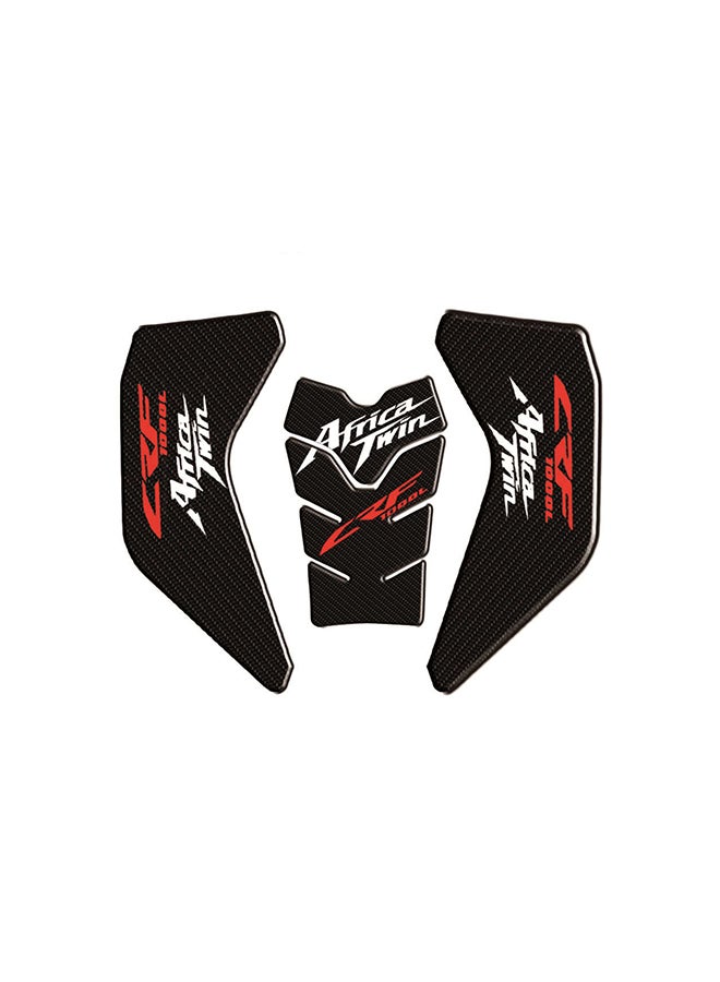 Generic - Motorcycle Carbon Fiber Gas Oil Tank Pad Protector - Image 1