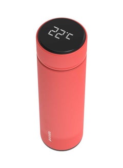 porodo Vacuum Insulated Anti-slip Designed Smart Flask With LCD Screen Temperature Display Red 500ml  - Image 2