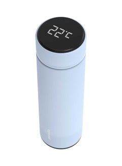 porodo Vacuum Insulated Anti-slip Designed Smart Flask With LCD Screen Temperature Display Blue 500ml  - Image 2