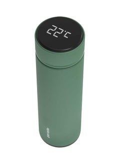 porodo Vacuum Insulated Anti-slip Designed Smart Flask With LCD Screen Temperature Display Green 500ml  - Image 2