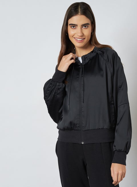Glam On Bomber Jacket Black