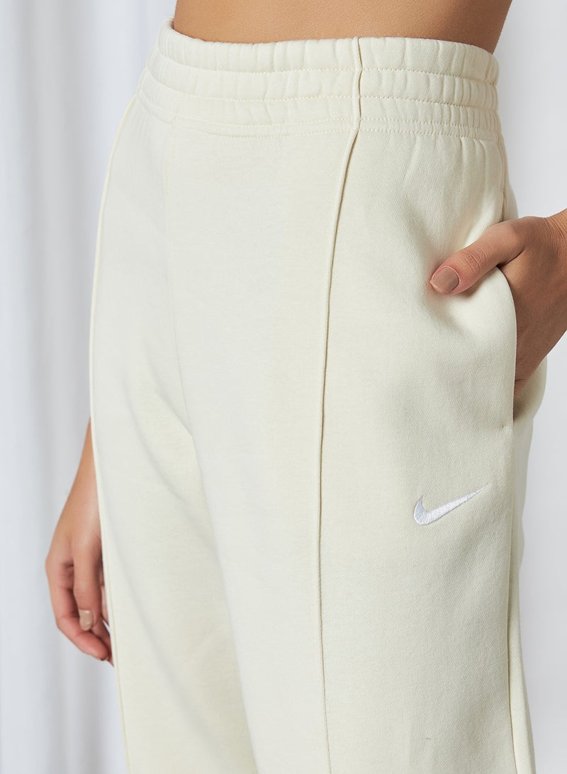 Nike Essential Fleece Sweatpants Coconut Milk/(White)  - Image 4