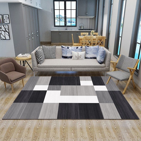 سجاد أرضية بتصميم هندسي متعدد الألوان 40x60سم - Image 5