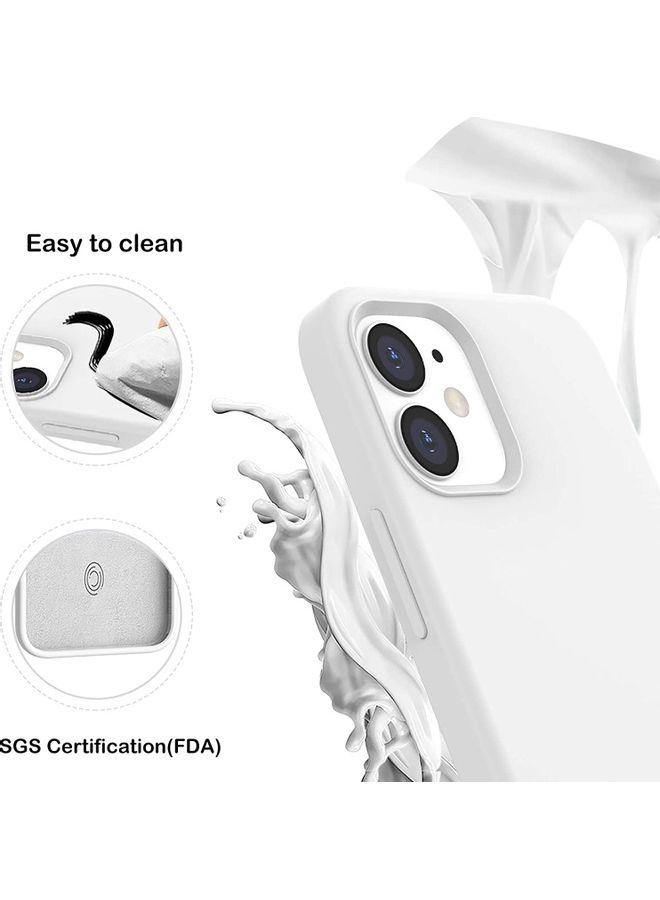 روك بو غطاء حماية من السيليكون متوافق مع آيفون 12 ميني أبيض - Image 3