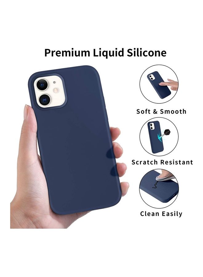 روك بو غطاء حماية يدعم تقنية ماجسيف لهاتف آيفون 12 ميني أزرق كحلي - Image 5