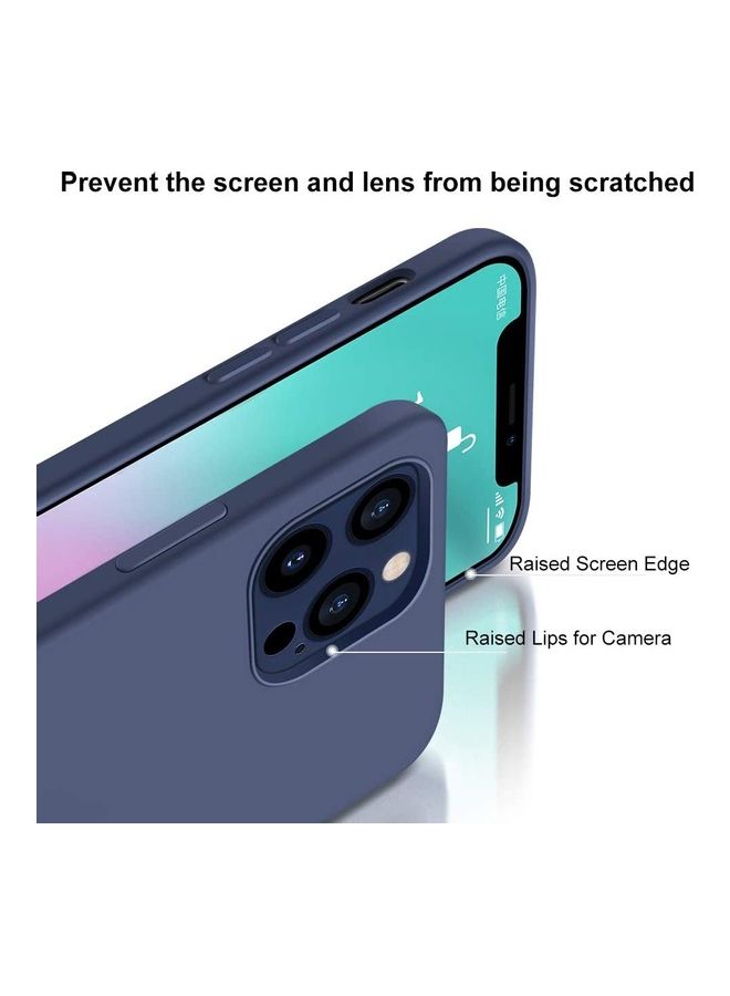 Silicone Case With Integrated Magnet For iPhone 12 Mini Navy Blue