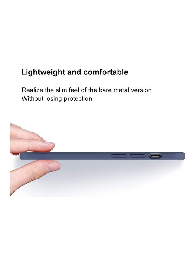 Silicone Case With Integrated Magnet For iPhone 12 Mini Navy Blue