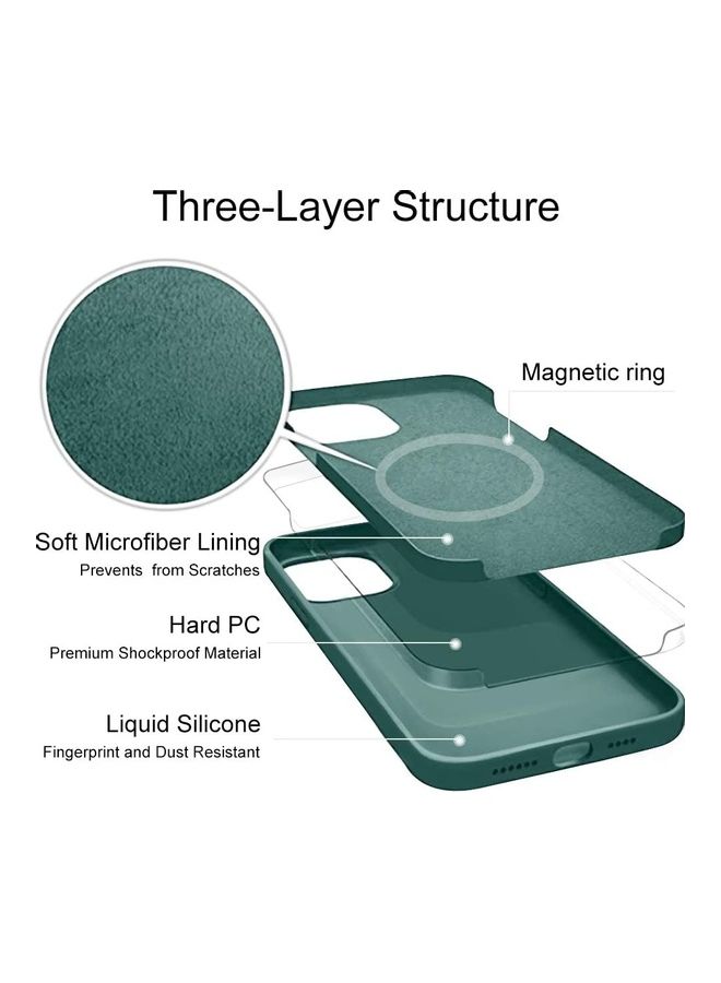 Rock Pow Protective Case Cover And Tempered Glass Screen Protector For iPhone 12 Pro With MagSafe green - Image 4