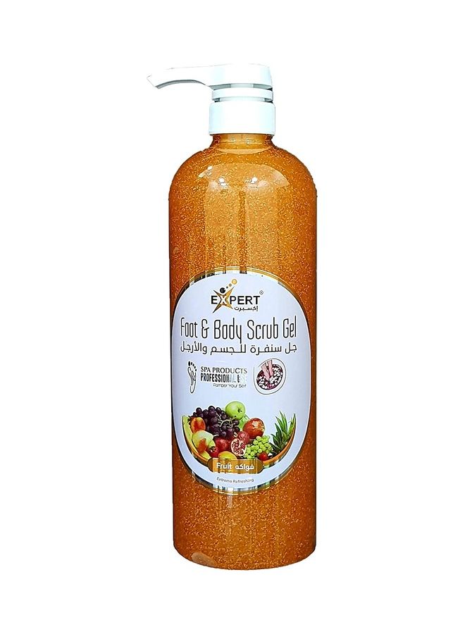 إكسبرت جل تقشير الجسم والقدمين بخلاصة الفاكهة 1000ملليلتر