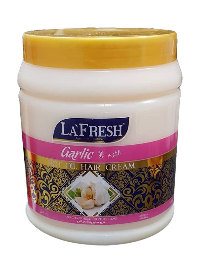 LA FRESH Hot Oil Hair Cream MIX Garlic 1000ml - Image 1