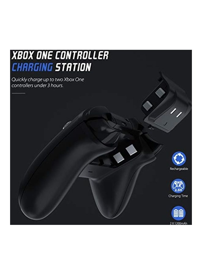 YCCTEAM - Controller Charger For Xbox With 2-Piece 1200mAh Rechargeable Battery Wired - Image 1