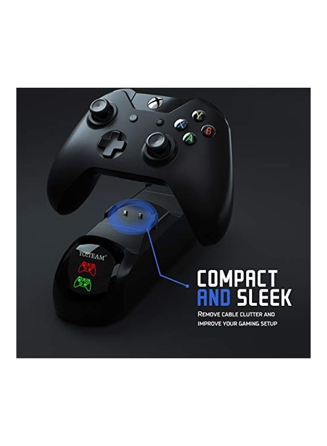 YCCTEAM - Controller Charger For Xbox With 2-Piece 1200mAh Rechargeable Battery Wired - Image 1