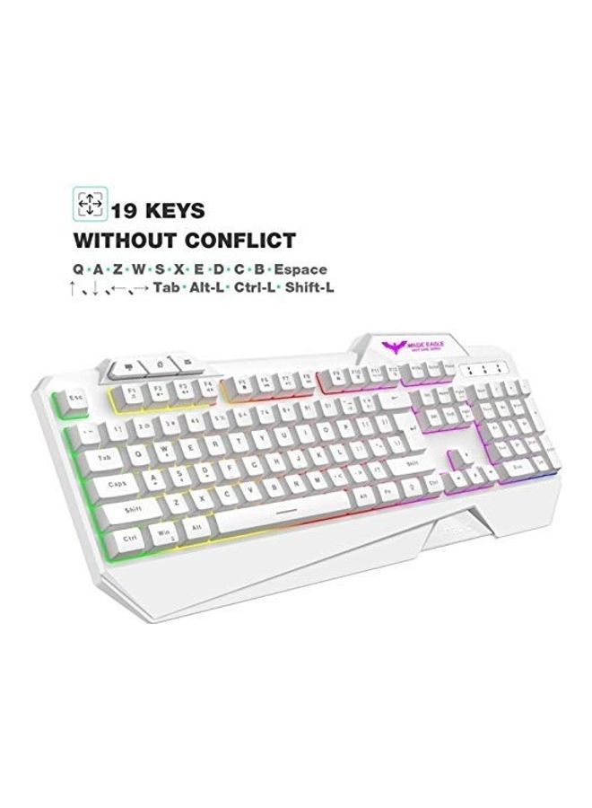 havit - Rainbow Backlit Wired Gaming Keyboard Mouse Combo With 5 Fan Laptop Cooling Pad - Image 1