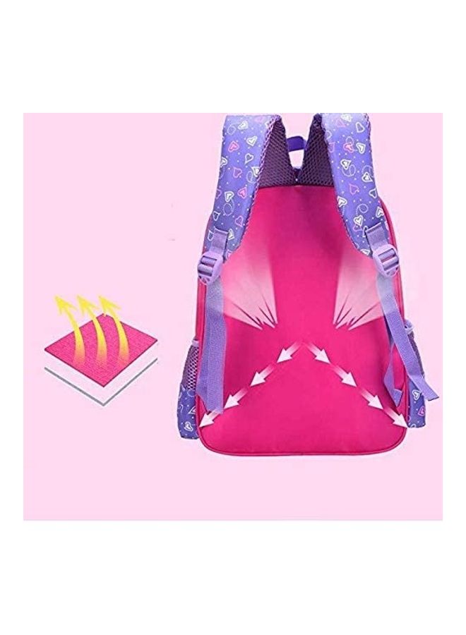 Little Pony Waterproof School Backpack Purple/Pink - Image 3