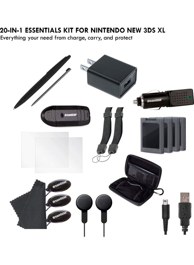 dreamGEAR - 20-In-1 Essentials Kit For Nintendo 3DS XL - Image 1