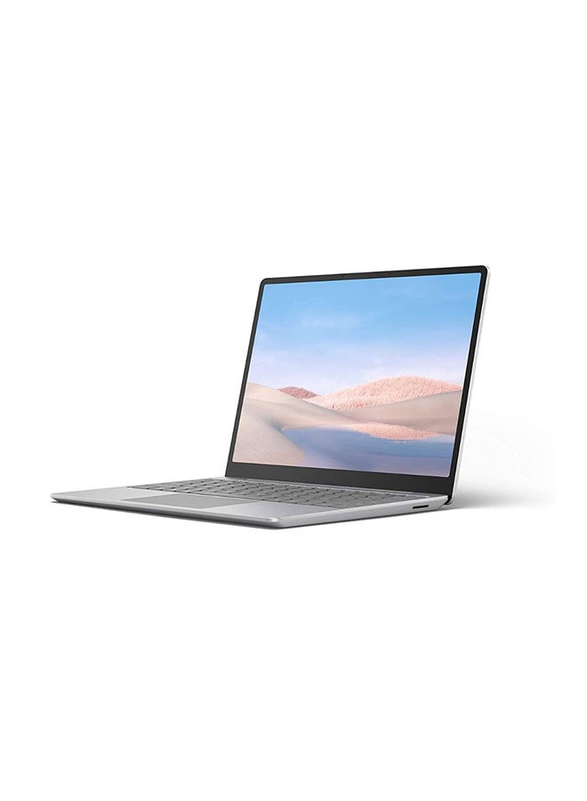 Microsoft - Surface Laptop Go With 12.4-Inch PixelSense Display, 10th Gen Core i5 1035G1 Processor/4GB RAM/64GB eMMC/Intel UHD Graphics/Windows 10 Pro english Platinum - Image 1