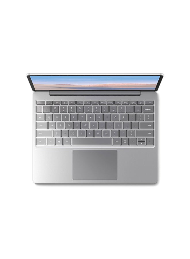 Microsoft - Surface Laptop Go With 12.4-Inch PixelSense Display, 10th Gen Core i5 1035G1 Processor/4GB RAM/64GB eMMC/Intel UHD Graphics/Windows 10 Pro english Platinum - Image 1