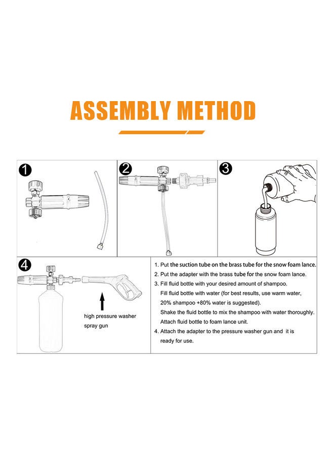 Generic High Pressure Washer Snow Foam Lance  - Image 4