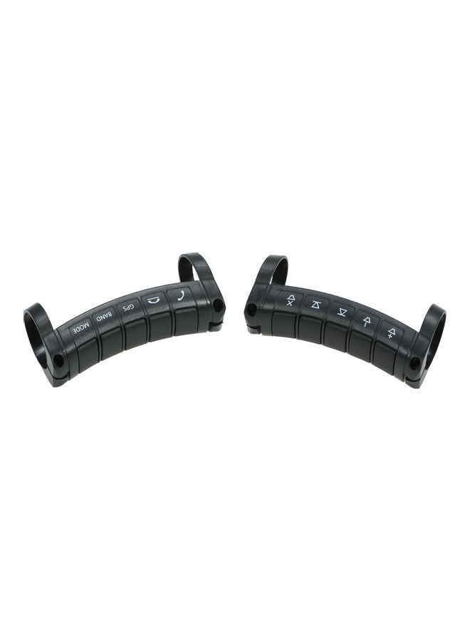 2-Piece Car Steering Wheel Navigation Button Controller Set - Image 1