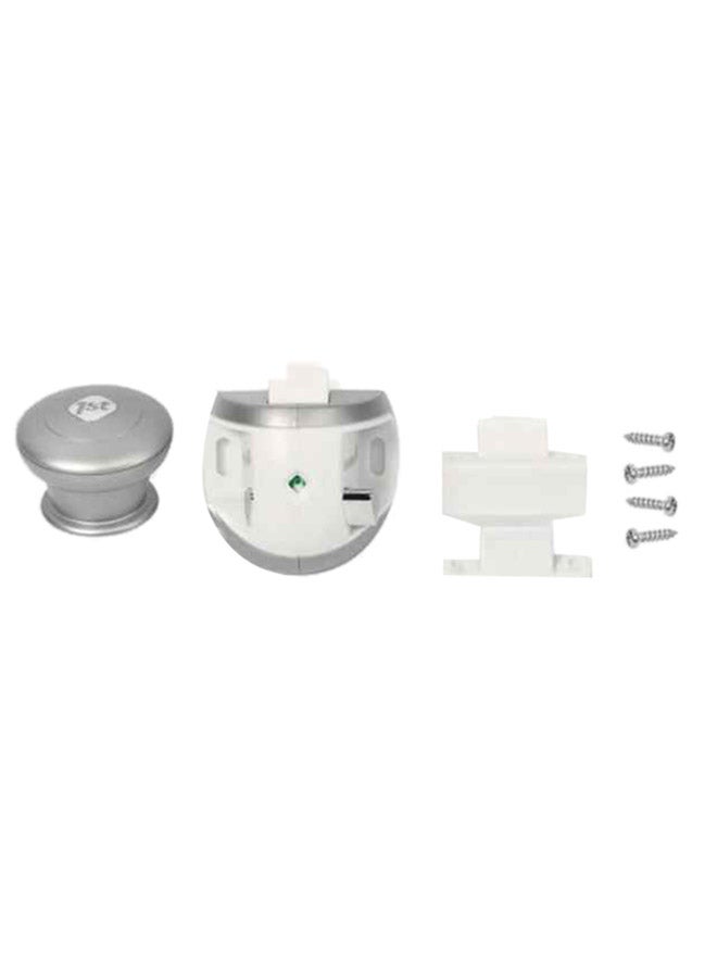 Safety 1st Magnetic Cupboard Lock, Pack Of 3 - Silver/White  - Image 1