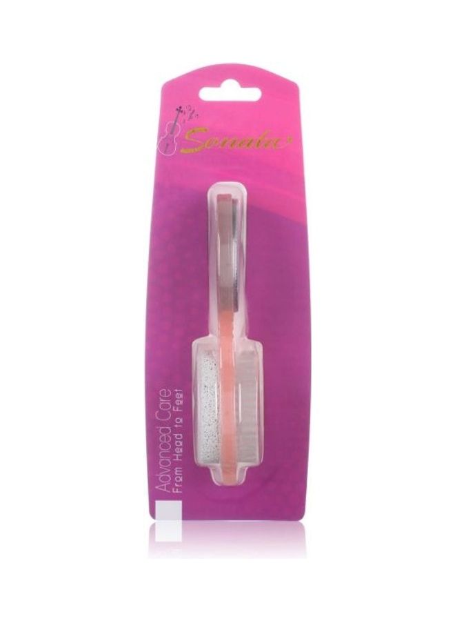 Sonata 3 In 1 Advanced Foot Care Paddle Pink 20cm - Image 3