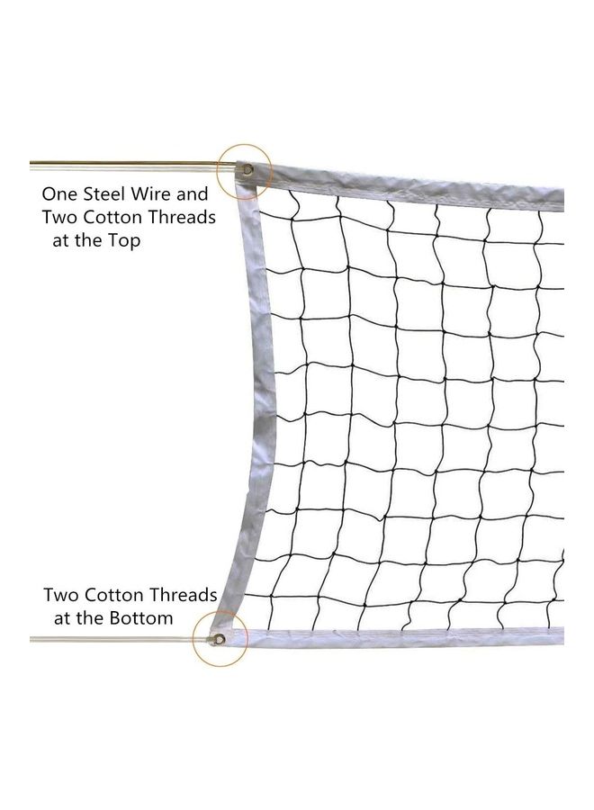 Generic - Volleyball Net For Indoor Or Outdoor Sports 1x9.5meter 1x9.5meter - Image 1