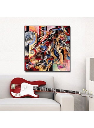 Contemporary Design Framed Vinyl Tableau Multicolor 24x24cm - v1609925224/N41731334A_1