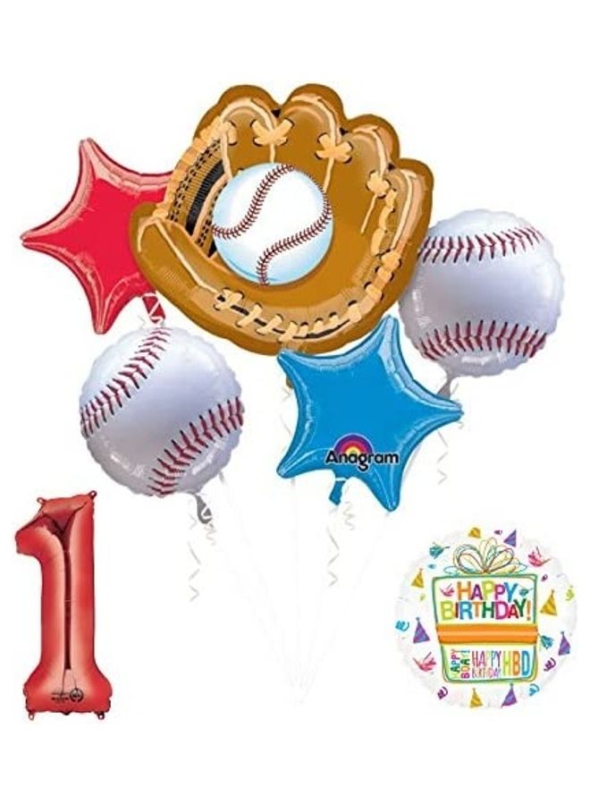 7-Piece 1st Birthday Balloon Bouquet